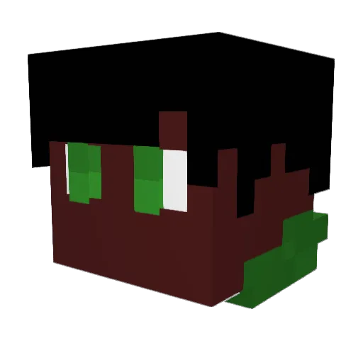 littleedd12414 Minecraft avatar head, 3D render