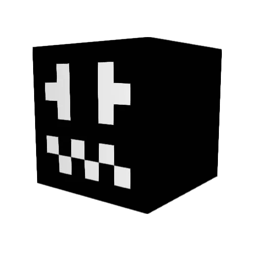littlefirepro Minecraft avatar head, 3D render