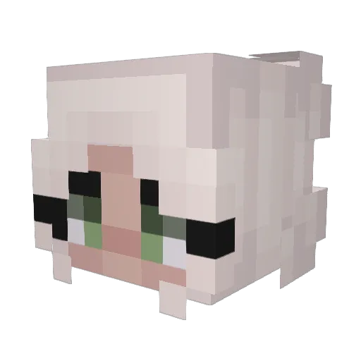 littlefreya2012 Minecraft avatar head, 3D render
