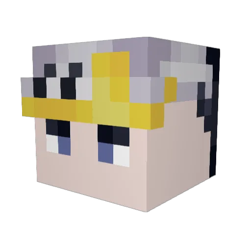 littlegb5 Minecraft avatar head, 3D render