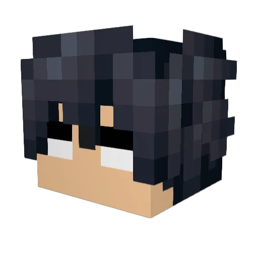 littlegiantms Minecraft avatar head, 3D render