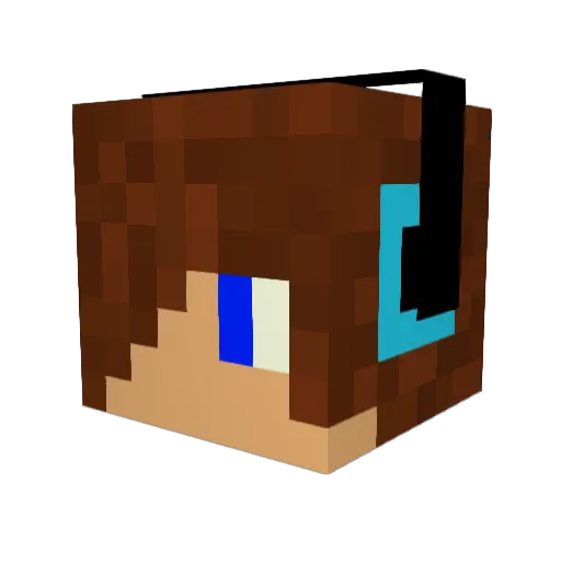 littleglenn2 Minecraft avatar head, 3D render