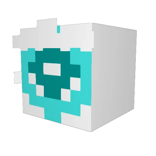 littlej313 Minecraft avatar head, 3D render