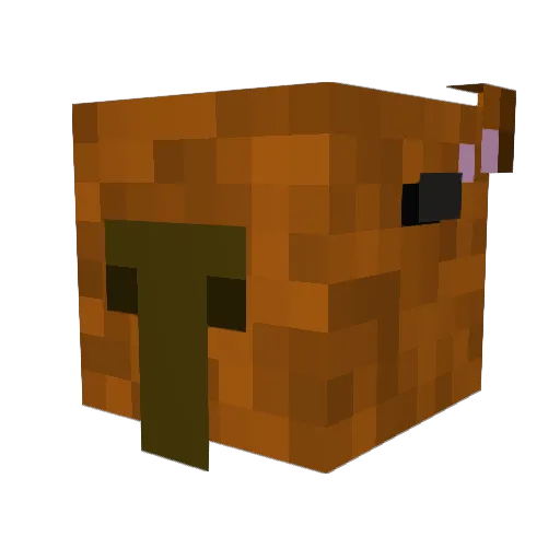 littlemelon80 Minecraft avatar head, 3D render
