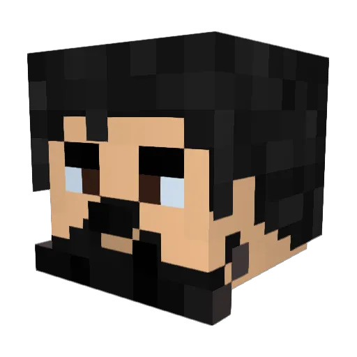 littleome33 Minecraft avatar head, 3D render