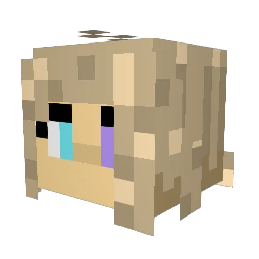 littlepanter2012 Minecraft avatar head, 3D render