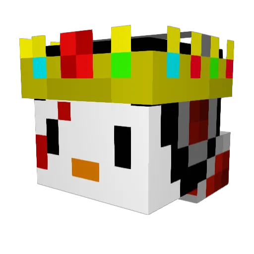 littlepenwin Minecraft avatar head, 3D render
