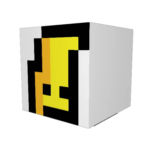 littlepigd Minecraft avatar head, 3D render
