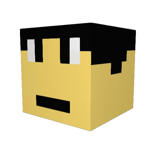 littleproctor17 Minecraft avatar head, 3D render