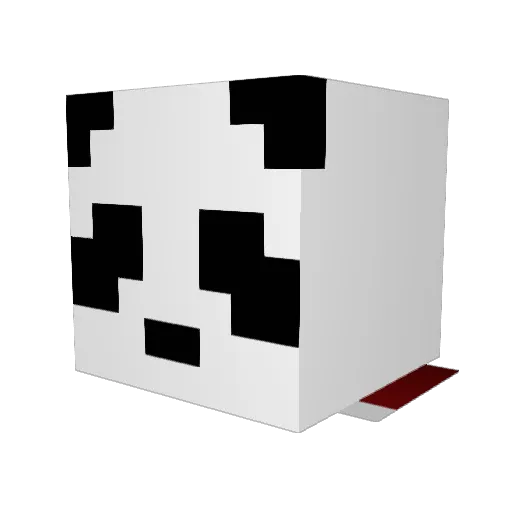 littleredi Minecraft avatar head, 3D render