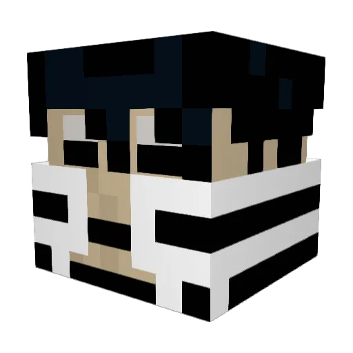 littleshamo Minecraft avatar head, 3D render
