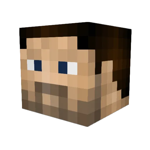 littlesheep13 Minecraft avatar head, 3D render