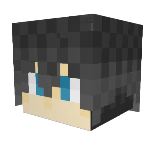 littlesnakes Minecraft avatar head, 3D render