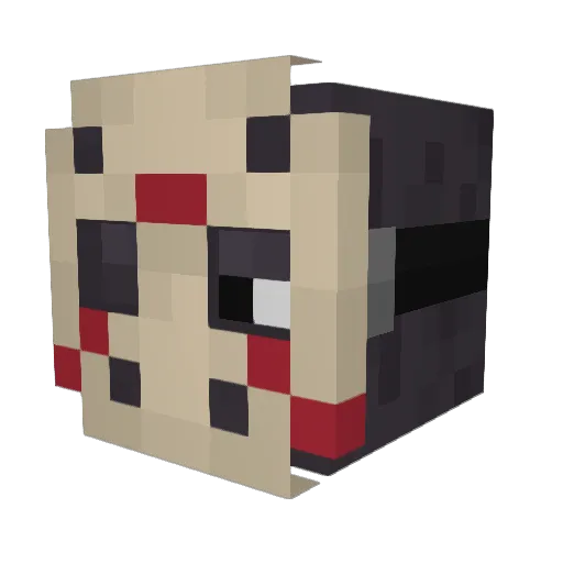 littlesparrow13 Minecraft avatar head, 3D render