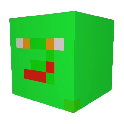 littlespiney Minecraft avatar head, 3D render