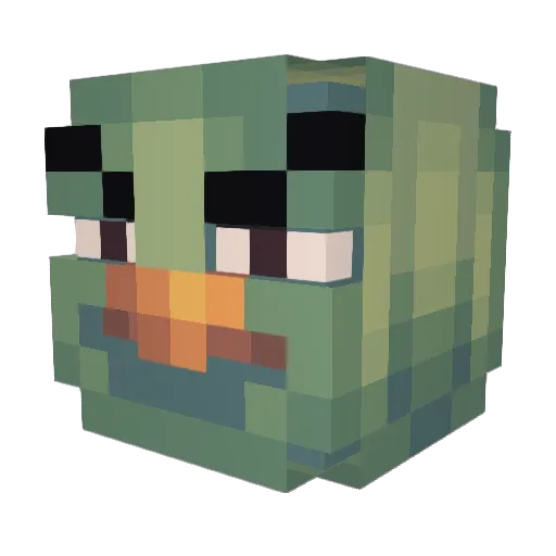 littletinymouse Minecraft avatar head, 3D render