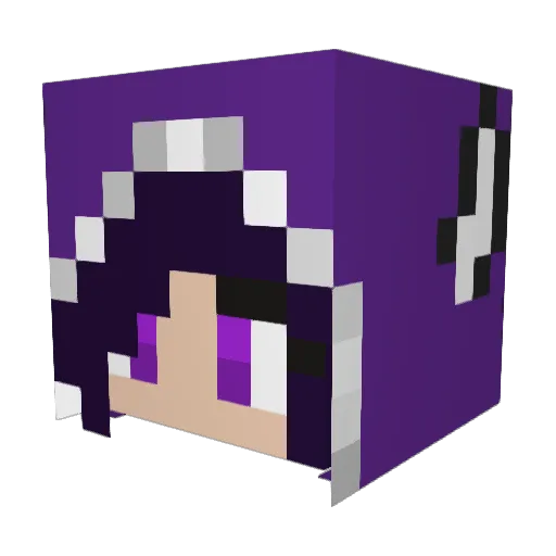 littlewolf02 Minecraft avatar head, 3D render