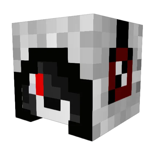 littlewolf36 Minecraft avatar head, 3D render