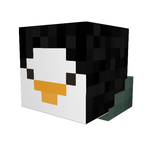 liuguangd3 Minecraft avatar head, 3D render