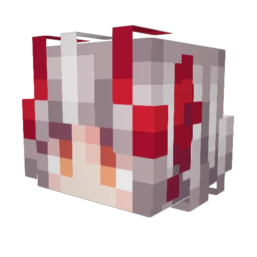 liuit1 Minecraft avatar head, 3D render