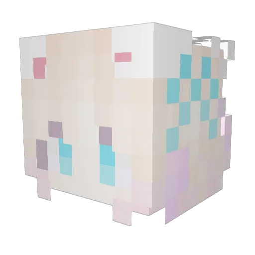 liuli0628 Minecraft avatar head, 3D render