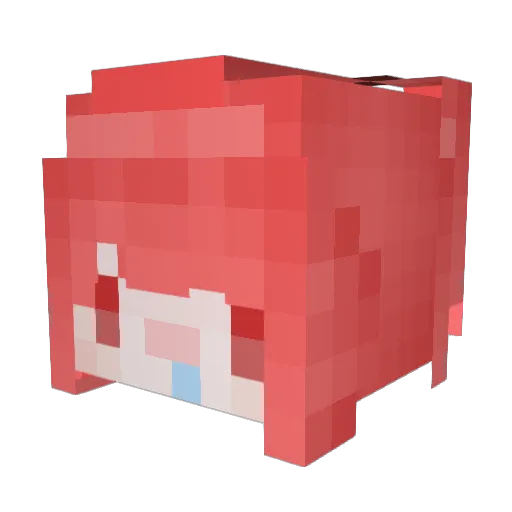 liuliu1818 Minecraft avatar head, 3D render