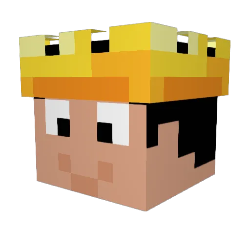 liuliuliu0127 Minecraft avatar head, 3D render