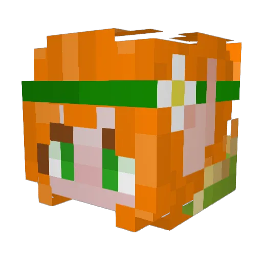 liuyixuan077 Minecraft avatar head, 3D render