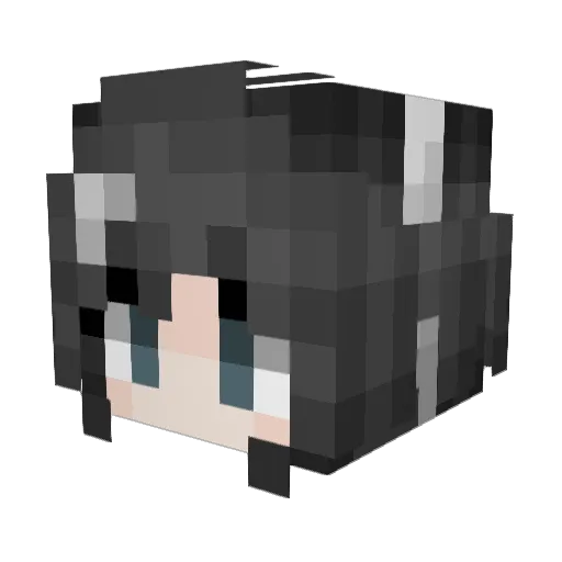 liuyun2 Minecraft avatar head, 3D render