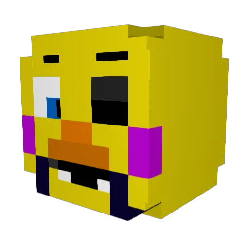 liv0202 Minecraft avatar head, 3D render