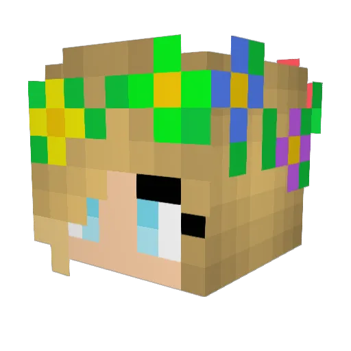liv0509 Minecraft avatar head, 3D render