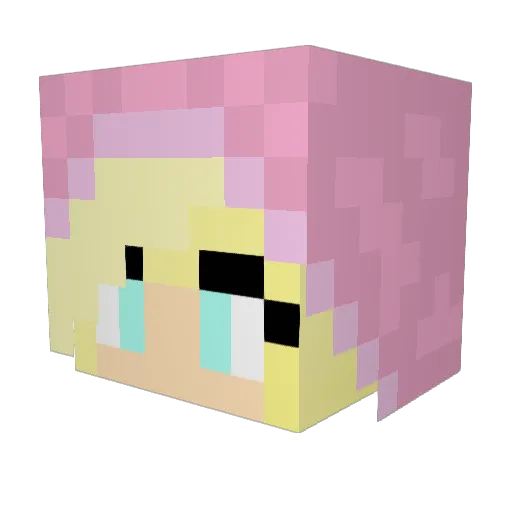 liv5727 Minecraft avatar head, 3D render