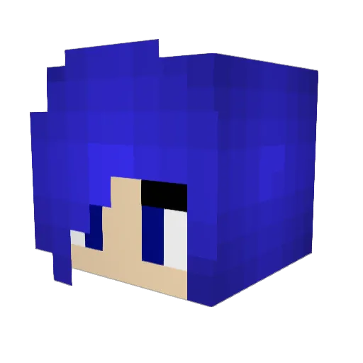 liv_222 Minecraft avatar head, 3D render