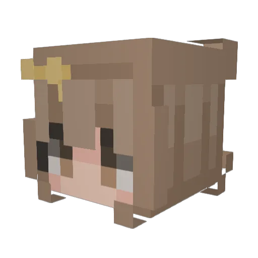 liva123465 Minecraft avatar head, 3D render