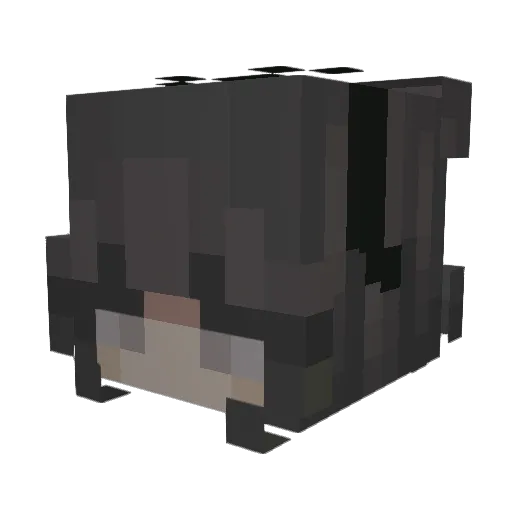 livcarr Minecraft avatar head, 3D render
