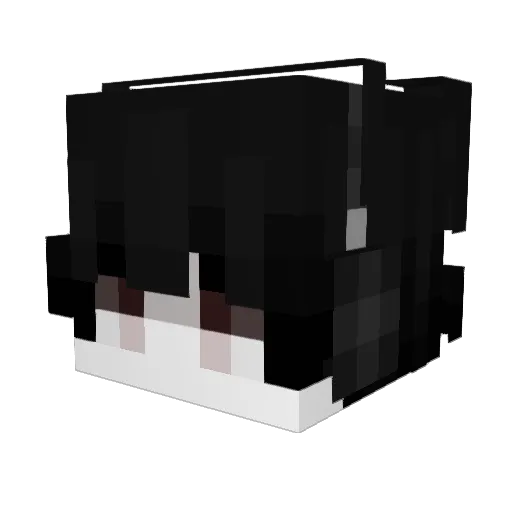 livegore Minecraft avatar head, 3D render
