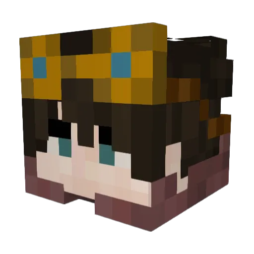 lively_tech Minecraft avatar head, 3D render