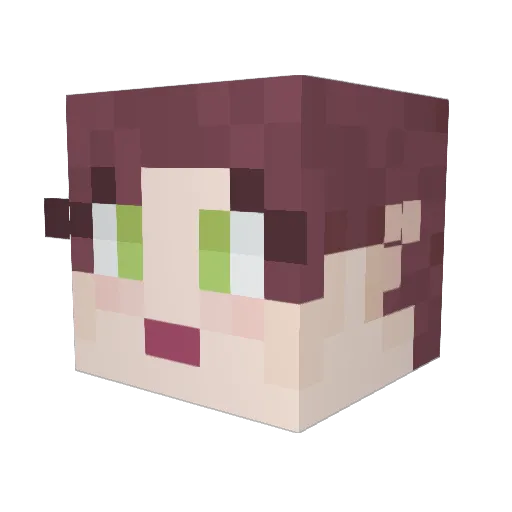 liverscab Minecraft avatar head, 3D render