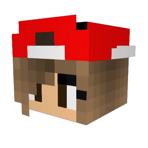 livi51 Minecraft avatar head, 3D render