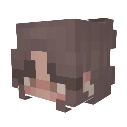 livi_bear Minecraft avatar head, 3D render