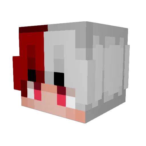liviaaron Minecraft avatar head, 3D render