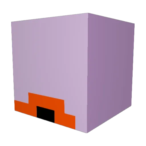 liviarrrr Minecraft avatar head, 3D render