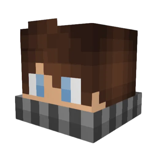 livic2000 Minecraft avatar head, 3D render