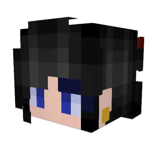 liviii04 Minecraft avatar head, 3D render