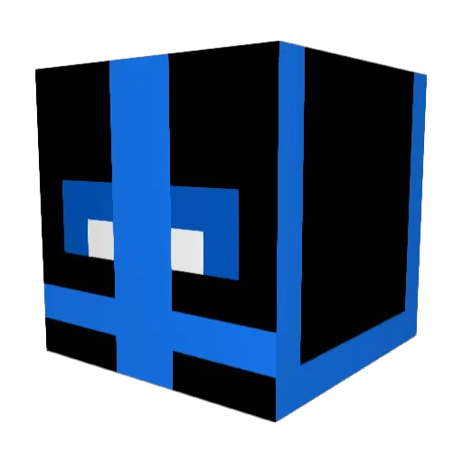 livinglit24 Minecraft avatar head, 3D render