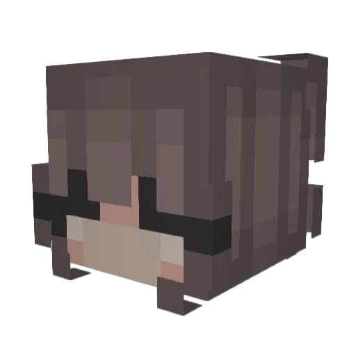 livv1213 Minecraft avatar head, 3D render