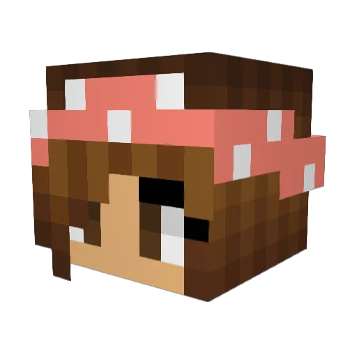 livy2007 Minecraft avatar head, 3D render