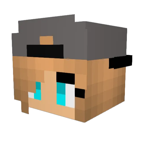 livy_99 Minecraft avatar head, 3D render
