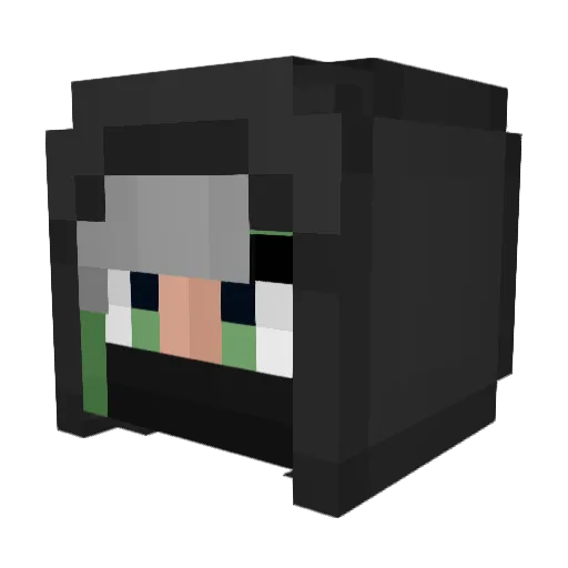 lixchatao Minecraft avatar head, 3D render