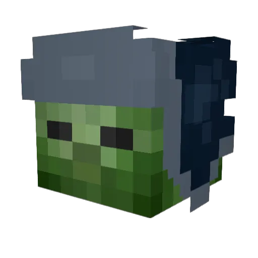 lixx9980 Minecraft avatar head, 3D render